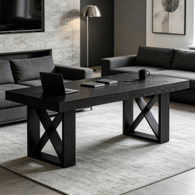 Simple Home Office Computer Desk 63" Executive Writing Table