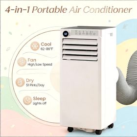 Portable Air Conditioner with Dehumidifier 8000 BTU 24H Timer Energy Efficient for Large Room Window Kit Included