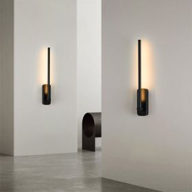 Rechargeable Wall Lights with Remote Control - LED Picture Lights for Bedroom - Wireless Magnetic Clip- On Art Light Fixtures - 3CCT-Dimmable in (Color: Black, Material: Iron)